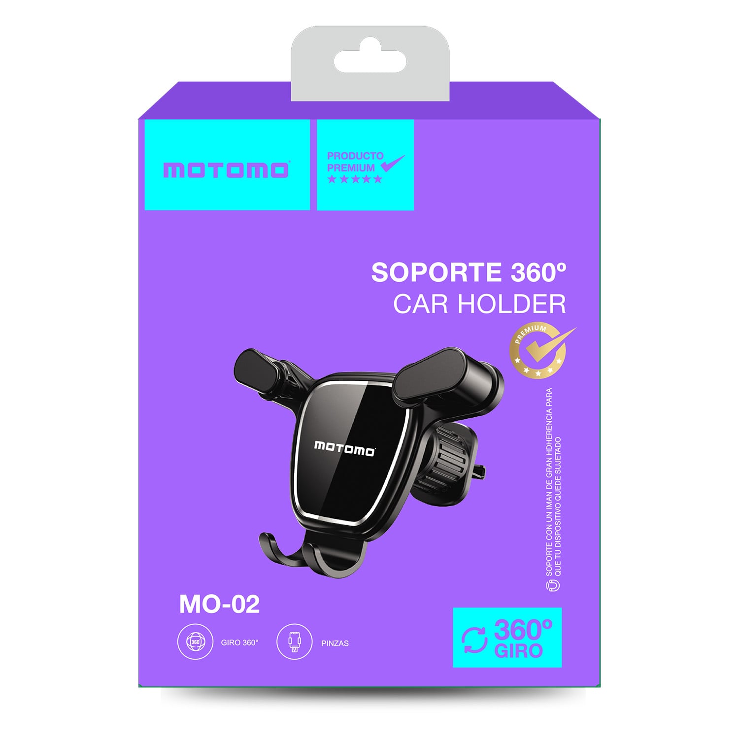 SOPORTE MOTOMO CELULAR AUTO SOPAUT02 ANDROID IOS - 3