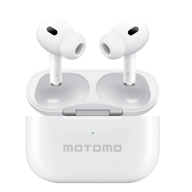 AUDÍFONOS INALÁMBRICOS MOTOMO AIR PRO 2, IN-EAR, TRUE WIRELESS, BLUETOOTH, COLOR BLANCO - 1