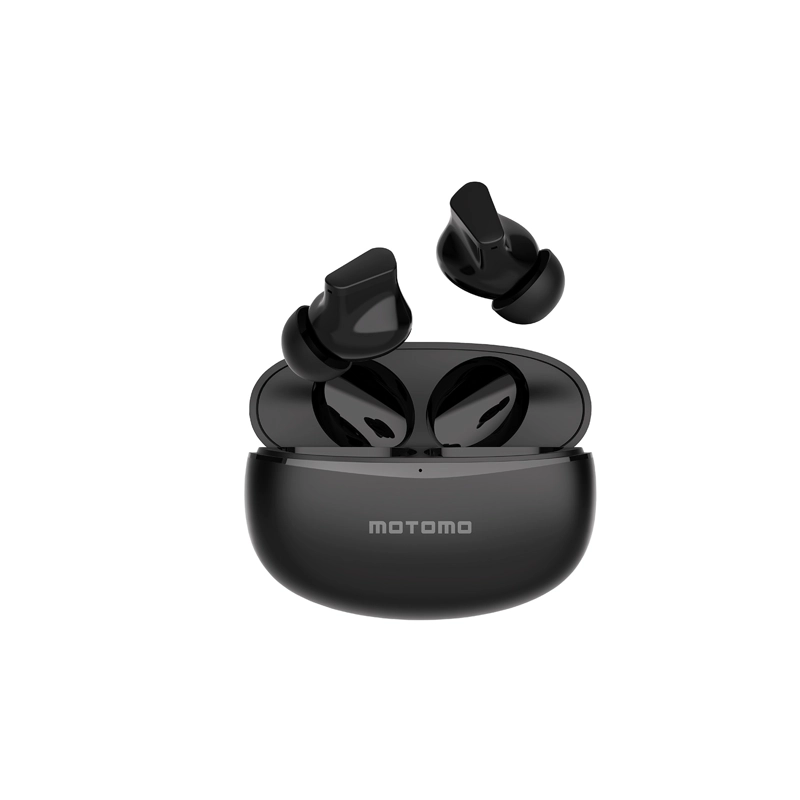 AUDÍFONOS INALÁMBRICOS MOTOMO MICROBUDS, TRUE WIRELESS, IN-EAR, BLUETOOTH, COLOR NEGRO - 1