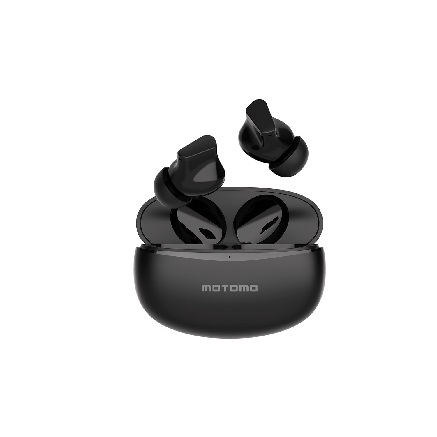 AUDÍFONOS INALÁMBRICOS MOTOMO MICROBUDS, TRUE WIRELESS, IN-EAR, BLUETOOTH, COLOR NEGRO - 1