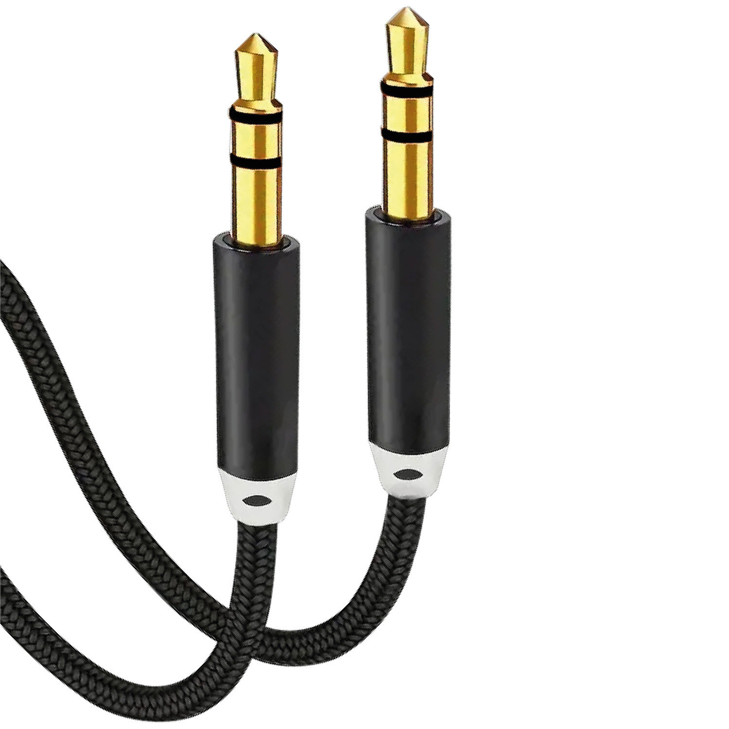 CABLE MOTOMO CABAUDI04 AUXILIAR AUDIO 3.5MM 2 METROS NEGRO - 2