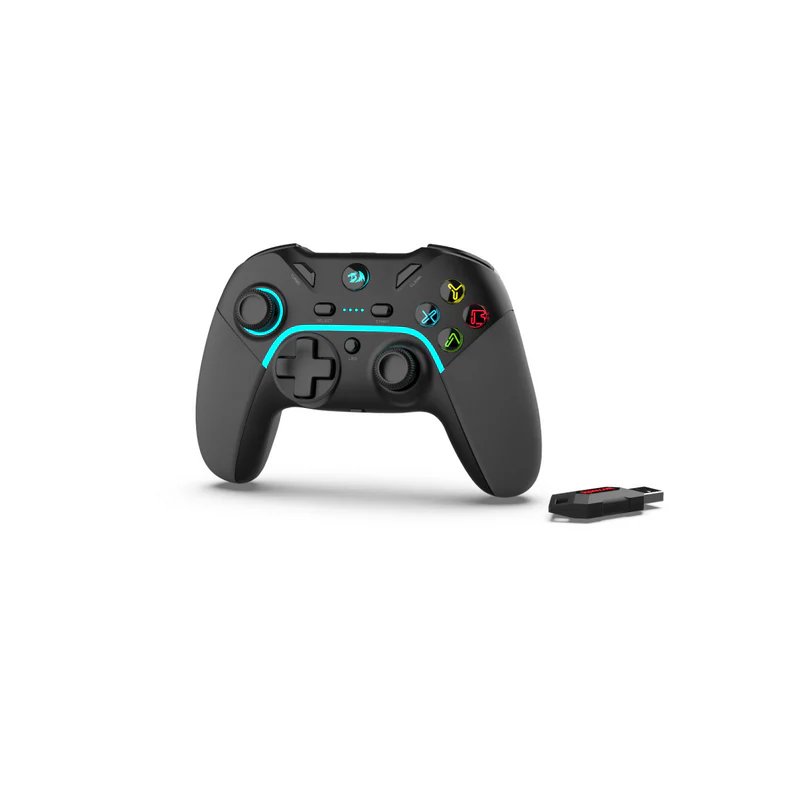 CONTROL GAMER GAMEPAD REDRAGON HARROW G808 PRO, PC (DINPUT Y XINPUT), PLAYSTATION 3 - 4