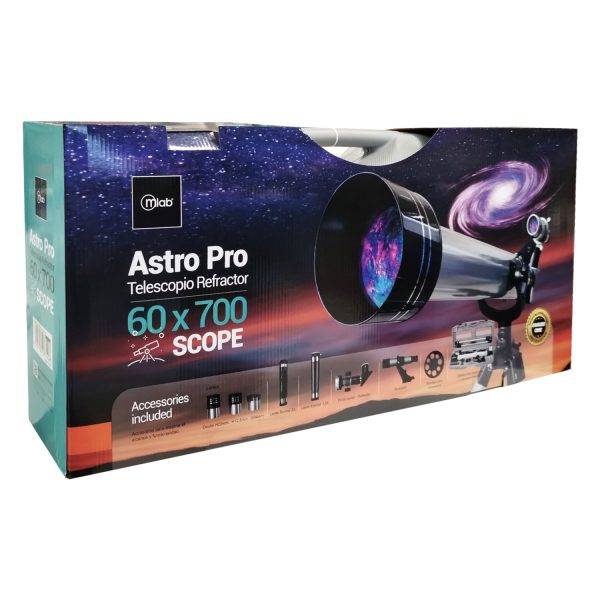 TELESCOPIO PORTABLE 60X700MM CON MALETA, TRIPODE Y OCULARES INTERCAMBIABLES - 6