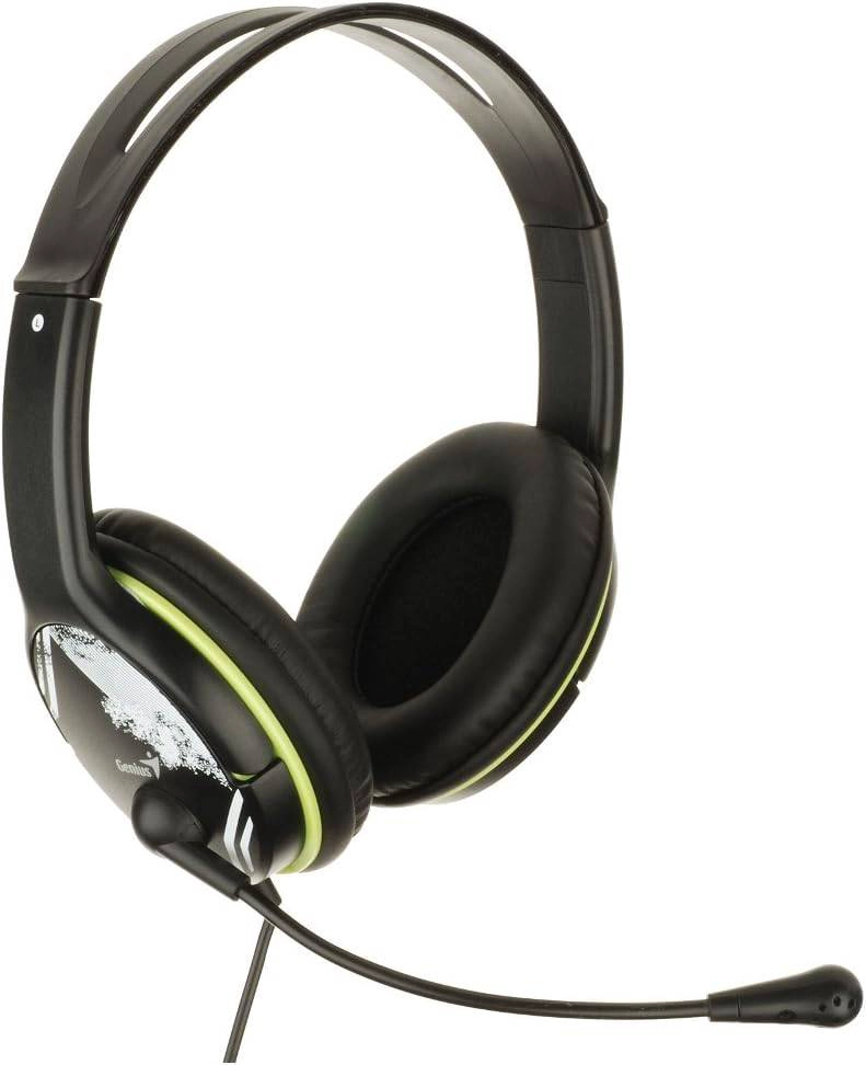 AUDIFONOS GAMER OVER-EAR GENIUS HS-400A, MICROFONO, CONTROL REMOTO INTEGRADO, 3.5 MM - 1