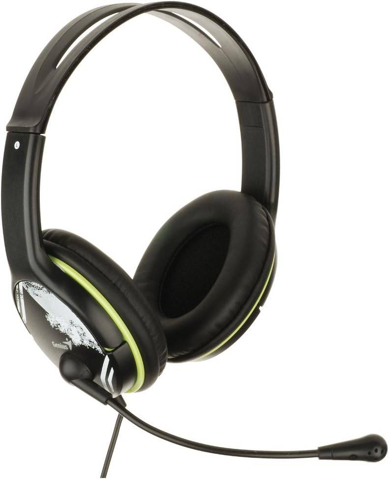 AUDIFONOS GAMER OVER-EAR GENIUS HS-400A, MICROFONO, CONTROL REMOTO INTEGRADO, 3.5 MM - 1