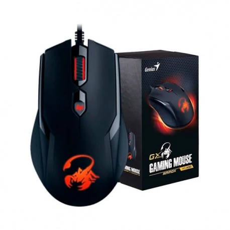 MOUSE GAMER GENIUS GAMING AMMOX X1-400 NEGRO USB 400-3200 (DPI)