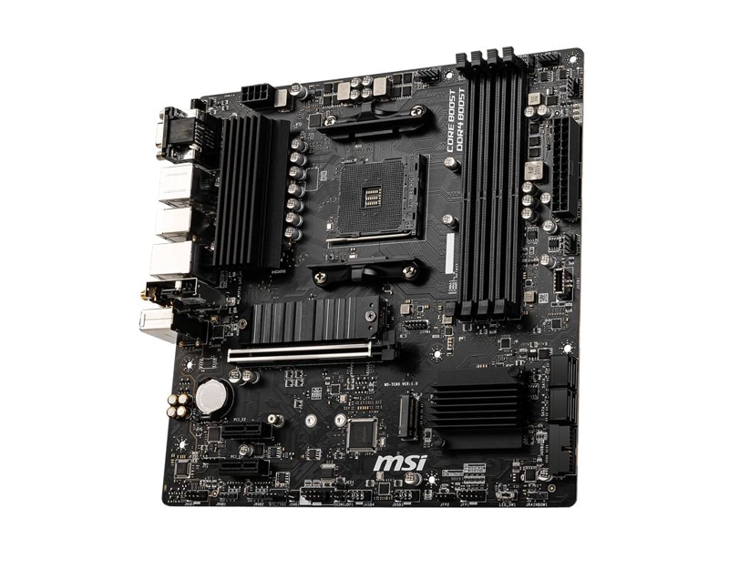 PLACA MADRE MSI PRO B550M PRO-VDH WIFI, AMD SOCKET AM4, B550, SATA 6GB/S, 2XM.2, MICRO-ATX, DDR4 - 3