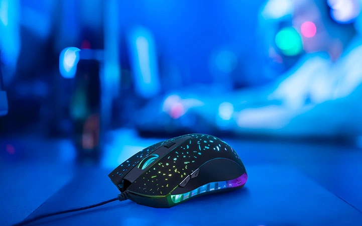 MOUSE GAMER XTECH XTM-410, 6 BOTONES, 2400 DPI, LINGHTED MOUSE - 2