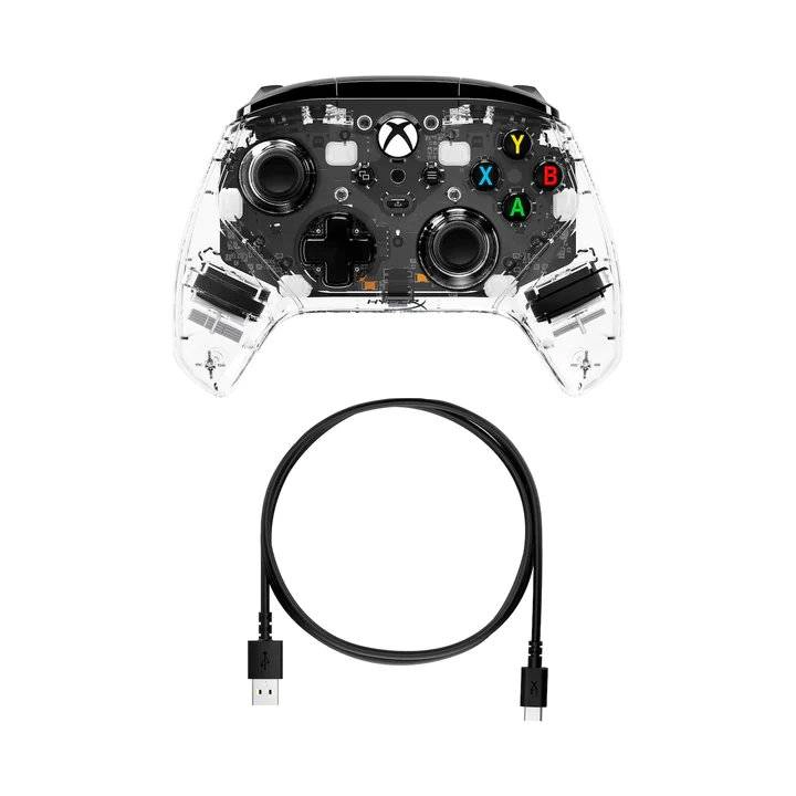 JOYSTICK HYPERX CLUTCH GLADIATE RGB, PC, XBOX SERIES, CLEAR - 5