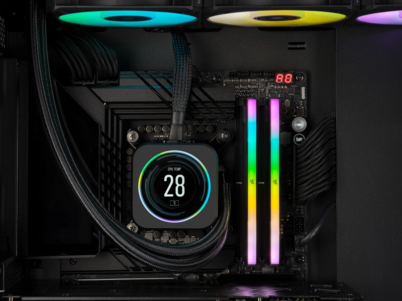 KIT DE MEMORIA RAM CORSAIR VENGEANCE RGB DDR5, 32GB (2 X 16 GB