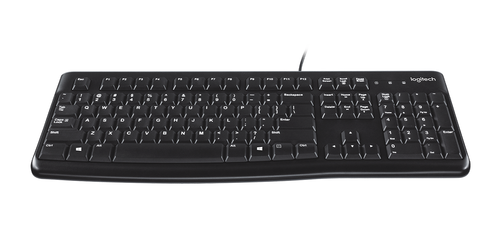 TECLADO K120 LOGITECH , USB, ALAMBRICO, NEGRO, ESPAÑOL - 2