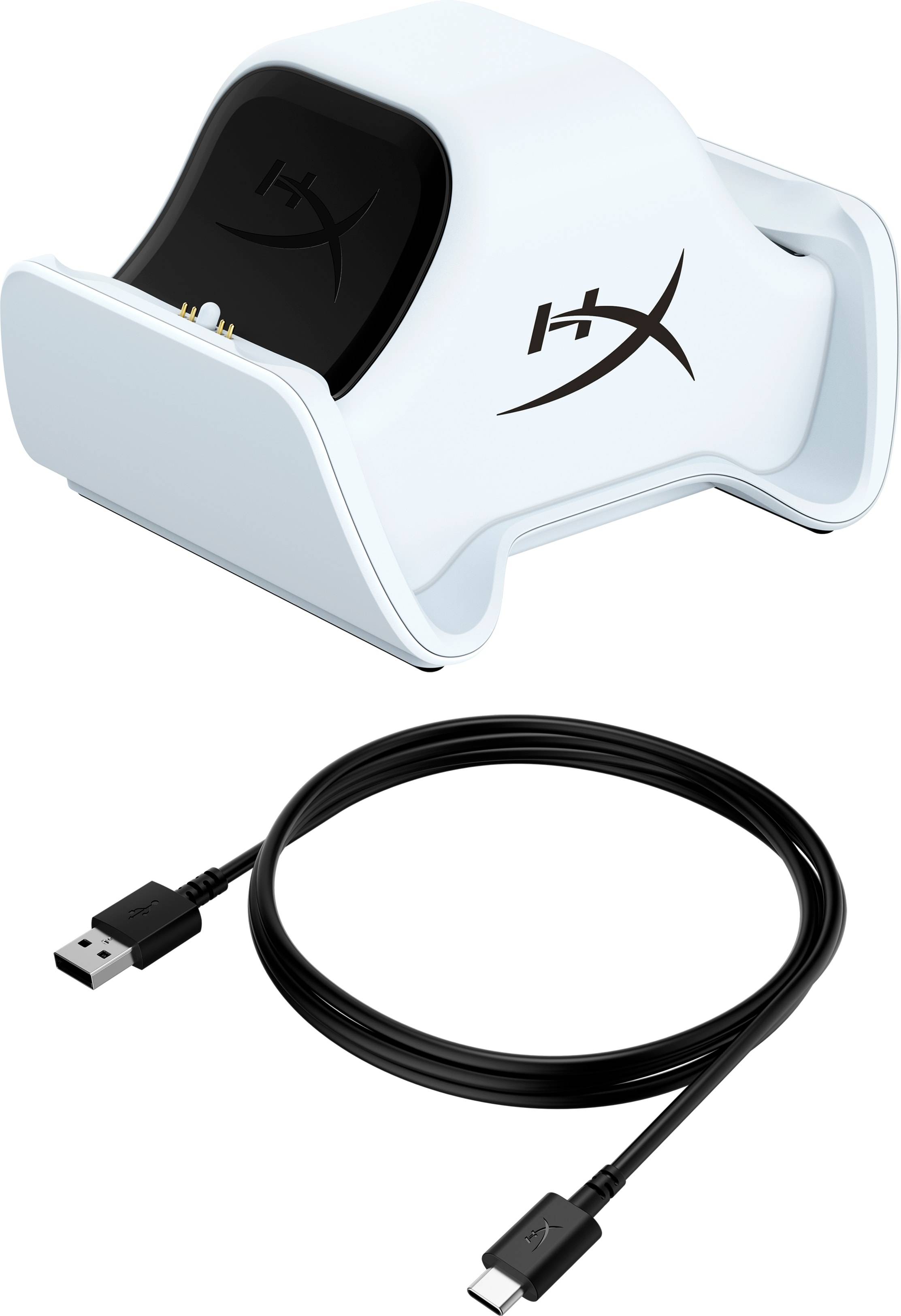 ESTACION DE CARGA HYPERX CHARGEPLAY DUO PARA PS5, BLANCO - 5