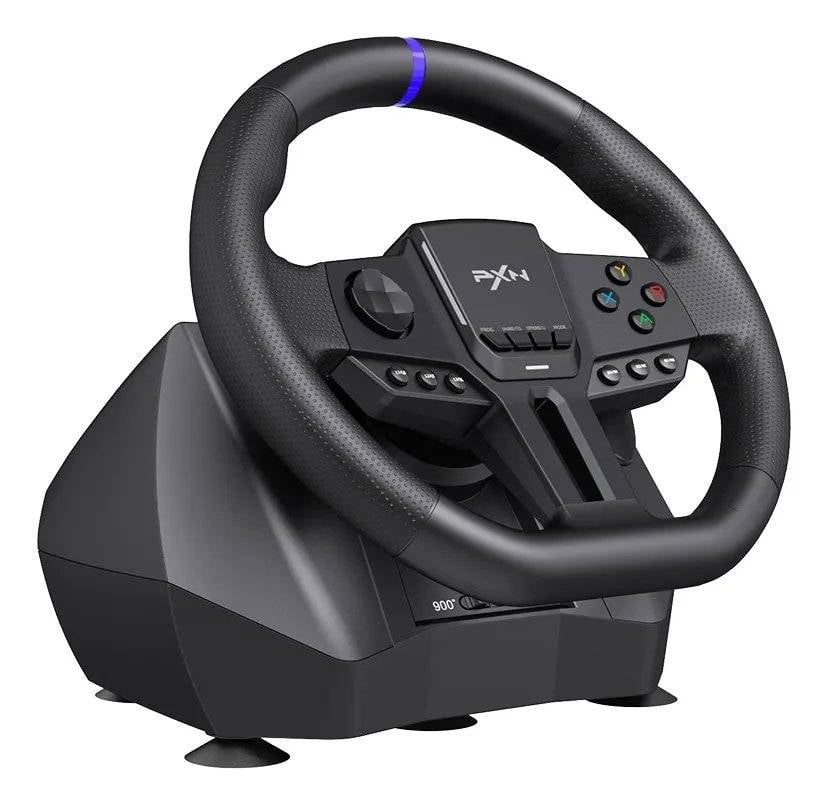 VOLANTE PARA SIMRACING PXN V900 GEN 2, AJUSTABLE 270/900°, PC, PLAYSTATION, XBOX, INCLUYE PEDALERA - 3