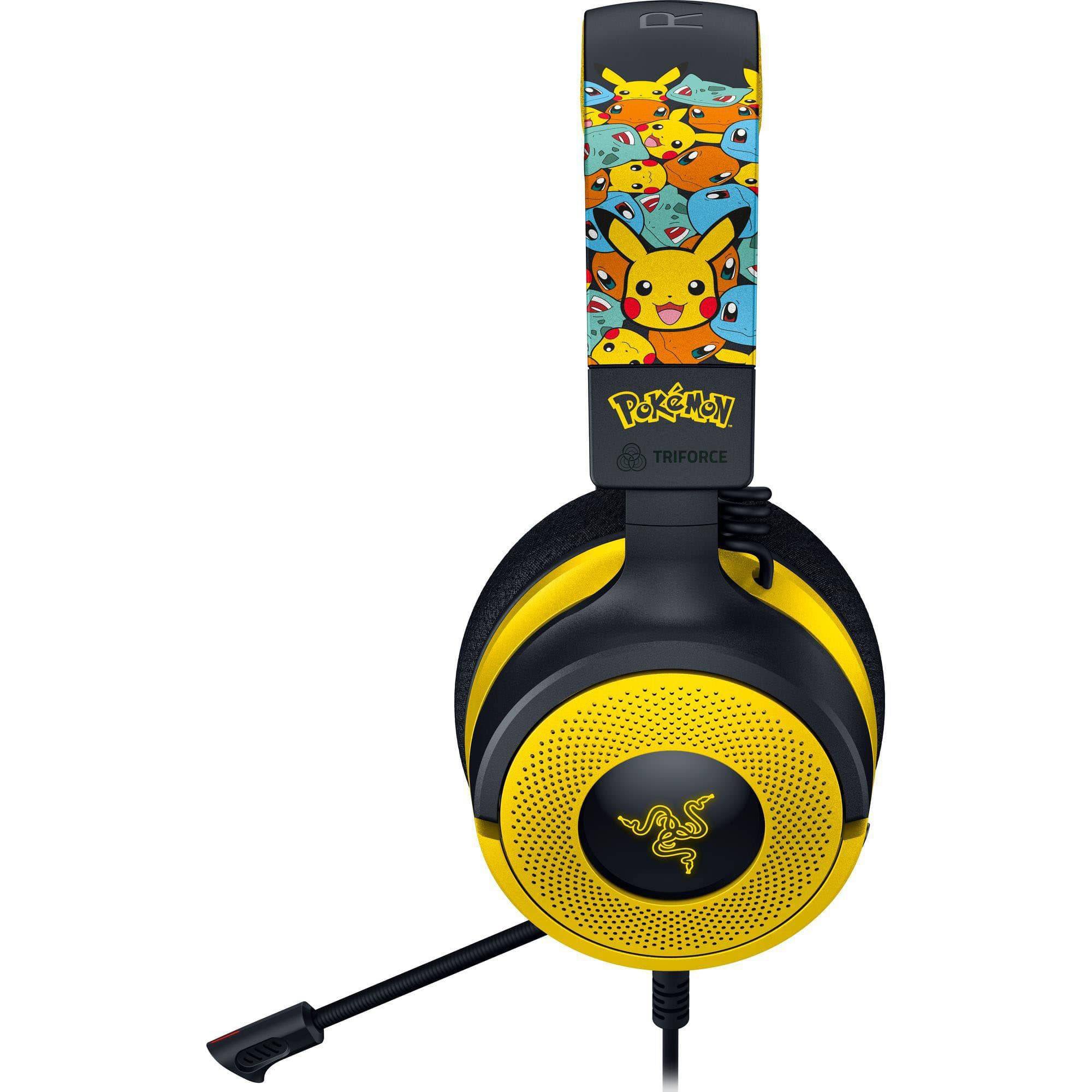 AUDIFONOS GAMER RAZER KRAKEN V4 X, OVER-EAR, CONEXION USB-C, RAZER CHROMA RGB, AMARILLO/NEGRO - 2
