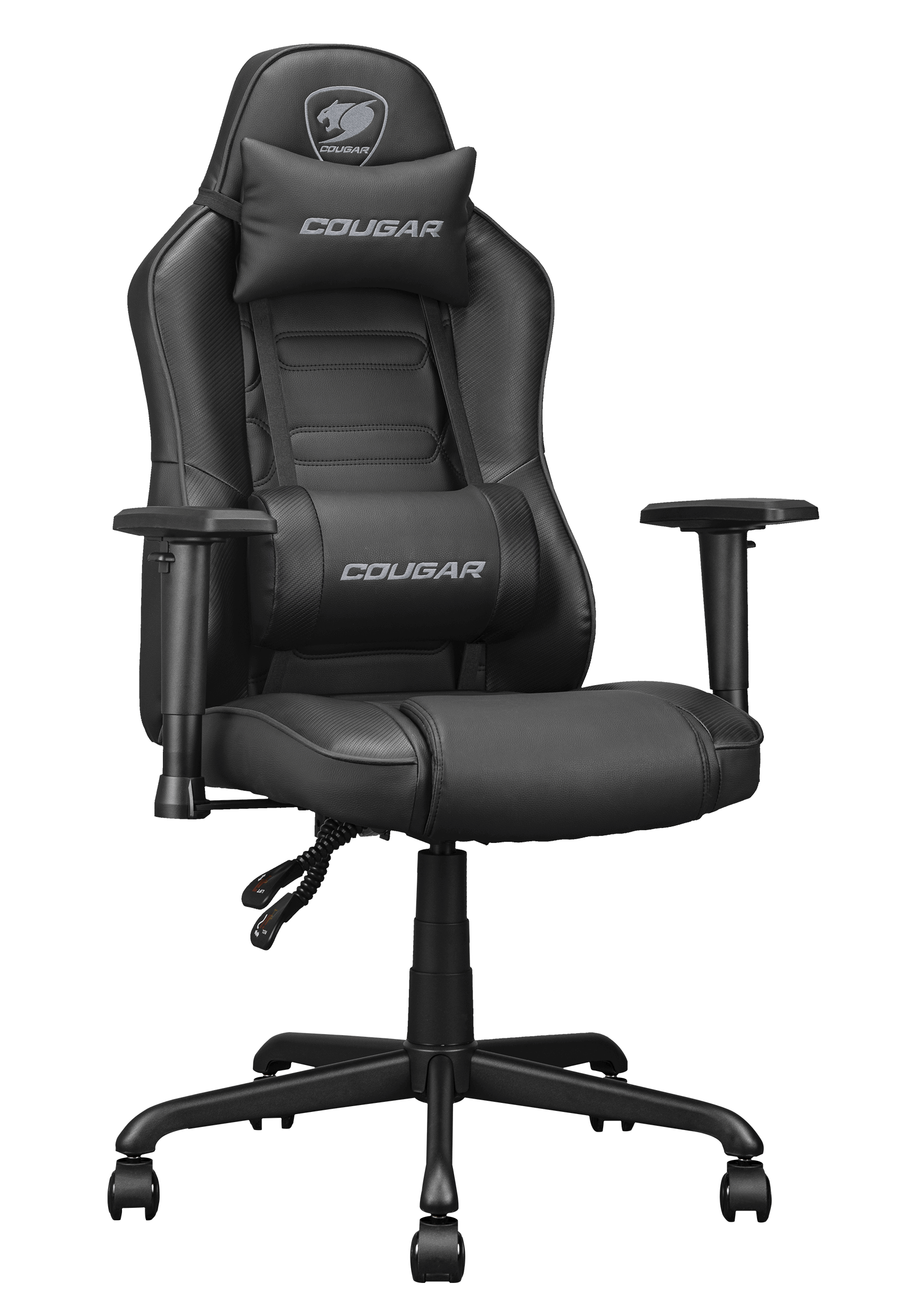 SILLA GAMER PROFESIONAL COUGAR FUSION S BLACK, RECLINABLE 130°, COLOR NEGRO - 2