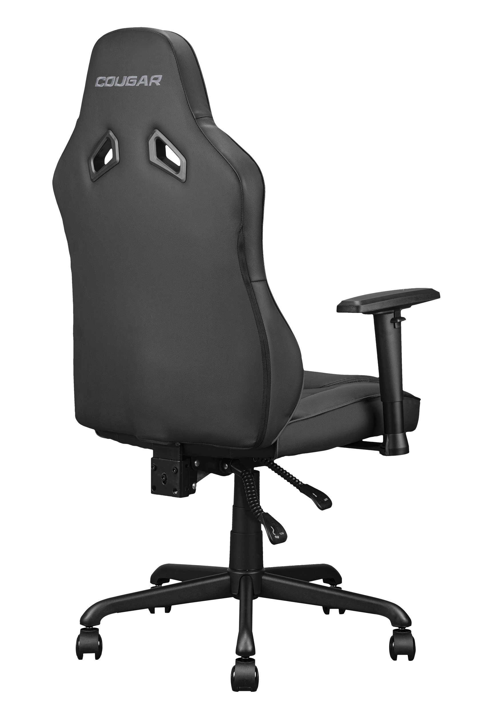 SILLA GAMER PROFESIONAL COUGAR FUSION S BLACK, RECLINABLE 130°, COLOR NEGRO - 3