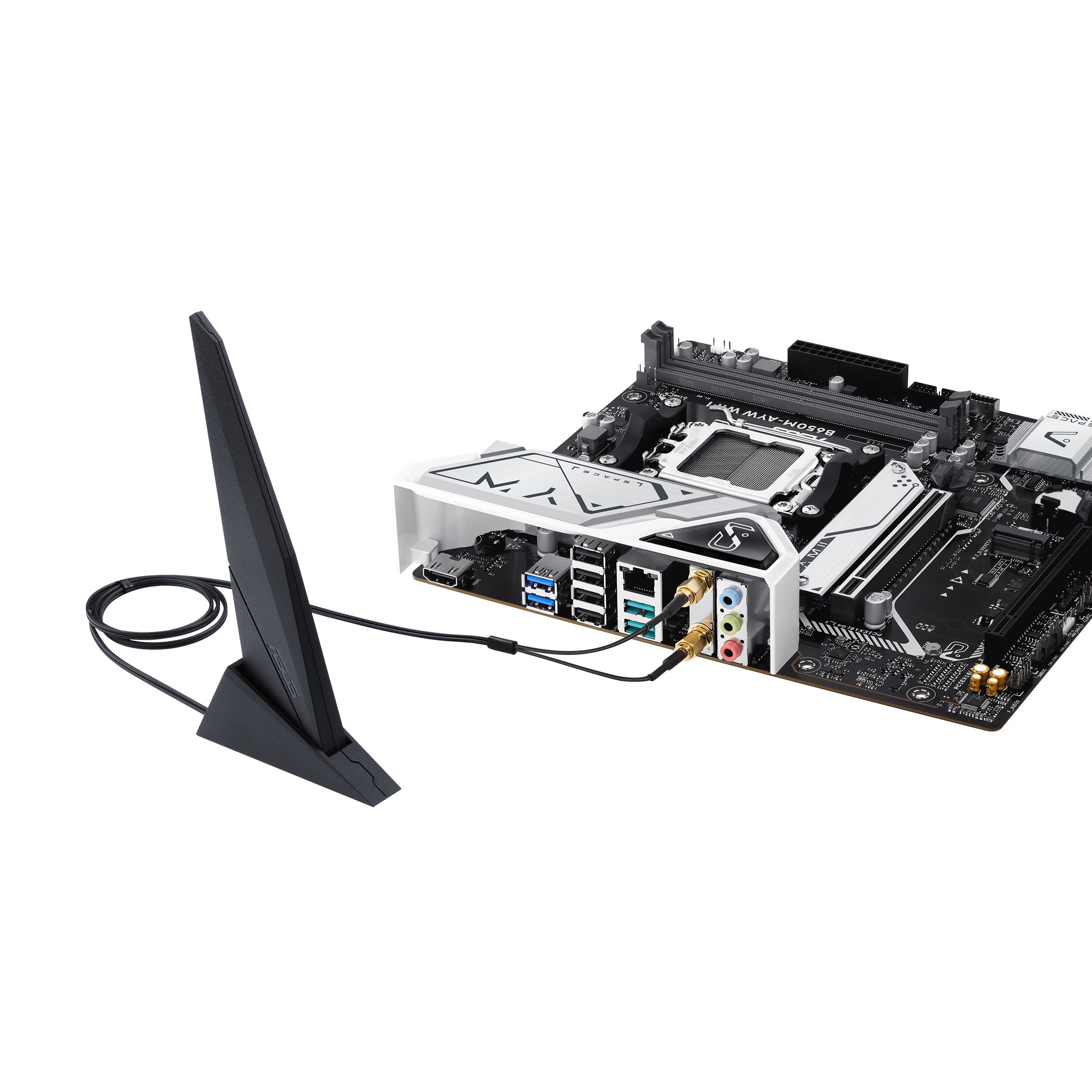 PLACA MADRE ASUS B650M-AYW WIFI, SOCKET AM5, 2X DDR5, 2X NVME, WI-FI 6, 2.5 GBE, MICRO-ATX - 5