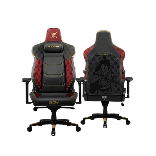 SILLA GAMER PROFESIONAL COUGAR ARMOR EVO LUFFY, EDICION LIMITADA ONE PIECE, SOPORTE LUMBAR 4 VIAS - 1