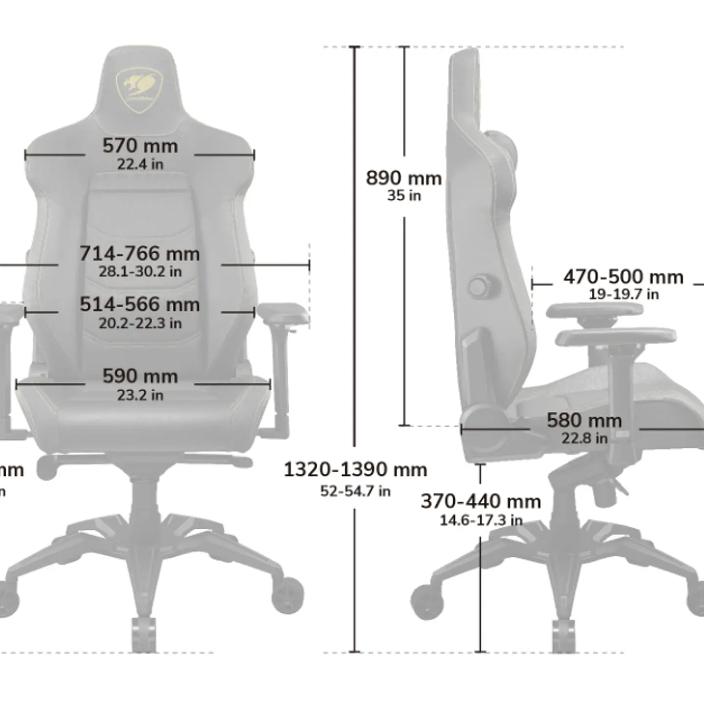 SILLA GAMER PROFESIONAL COUGAR ARMOR EVO LUFFY, EDICION LIMITADA ONE PIECE, SOPORTE LUMBAR 4 VIAS - 3