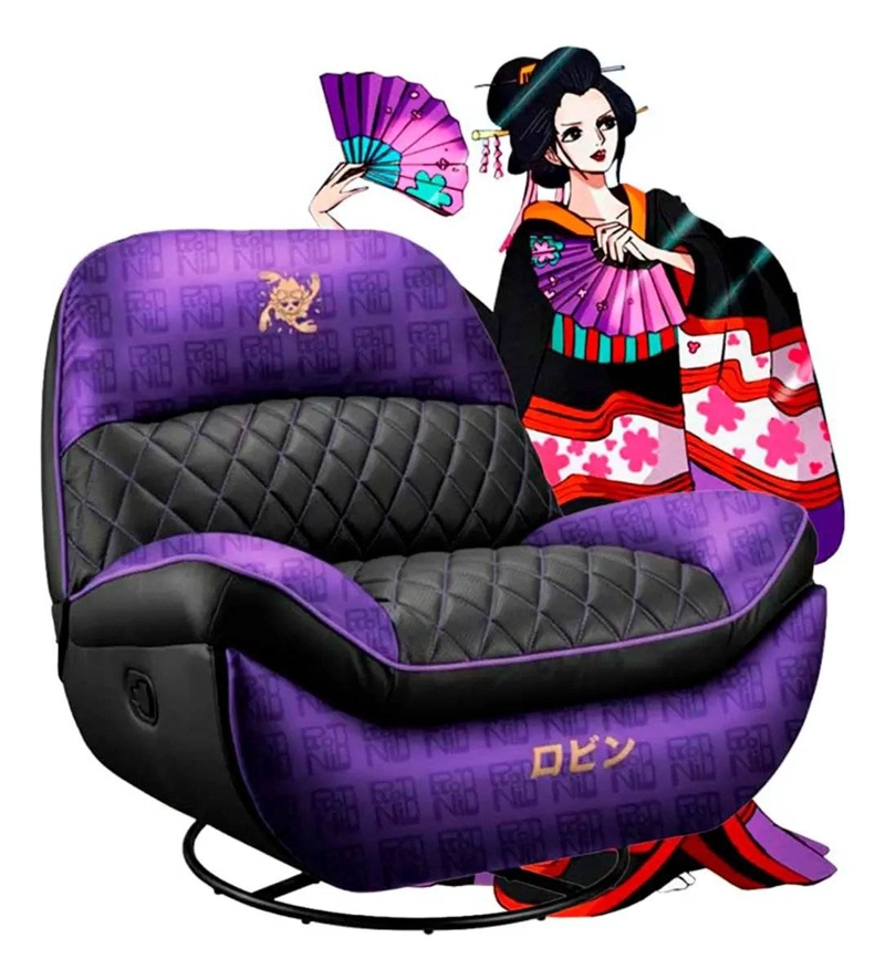 SILLON GAMER COUGAR OVERLORD ONE PIECE NICO ROBIN, BASE TRIMOTION, RECLINACION AJUSTABLE - 2