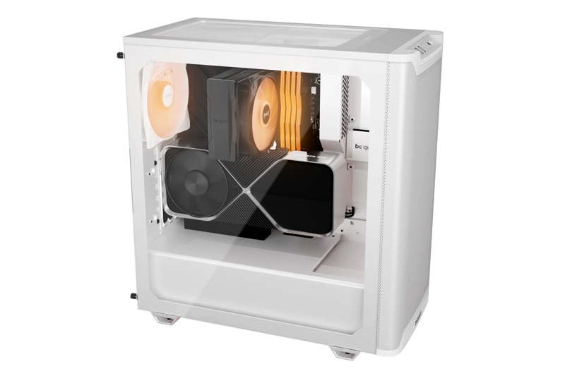 GABINETE GAMER BE QUIET! PURE BASE 501 LX WHITE, 3X120MM ARGB, 1X140MM ARGB, ATX, COLOR BLANCO - 4