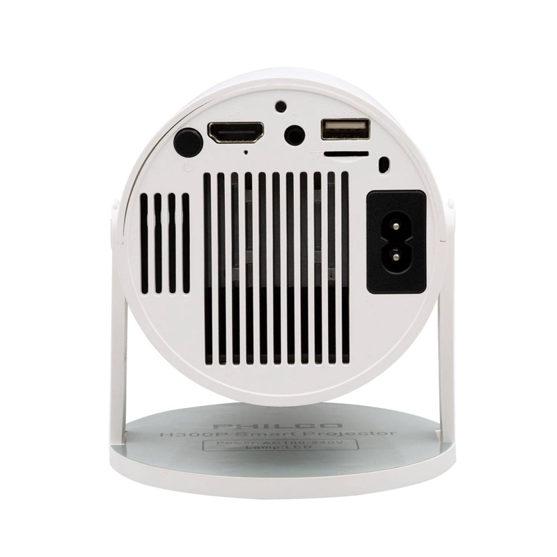 PROYECTOR SMART PHILCO H300 PRO, ANDROID 11, 720P, WIFI 6, BLUETOOTH 5.0, USB, HDMI, BLANCO - 3