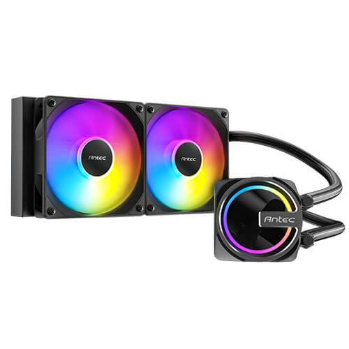 REFRIGERACION LIQUIDA ANTEC SKELETON 240 ARGB, 2 VENTILADORES, INTEL/AMD, NEGRO - 2