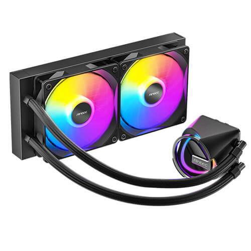 REFRIGERACION LIQUIDA ANTEC SKELETON 240 ARGB, 2 VENTILADORES, INTEL/AMD, NEGRO - 3