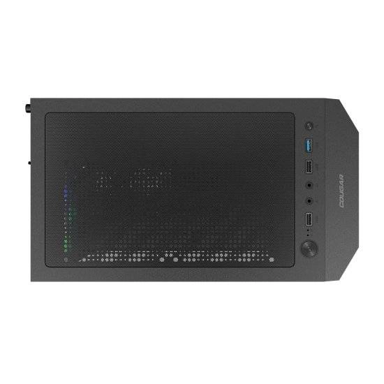 GABINETE GAMER COUGAR MX110 RGB MID TOWER ATX, VIDRIO TEMPLADO, 4 VENTILADORES ARGB - 5
