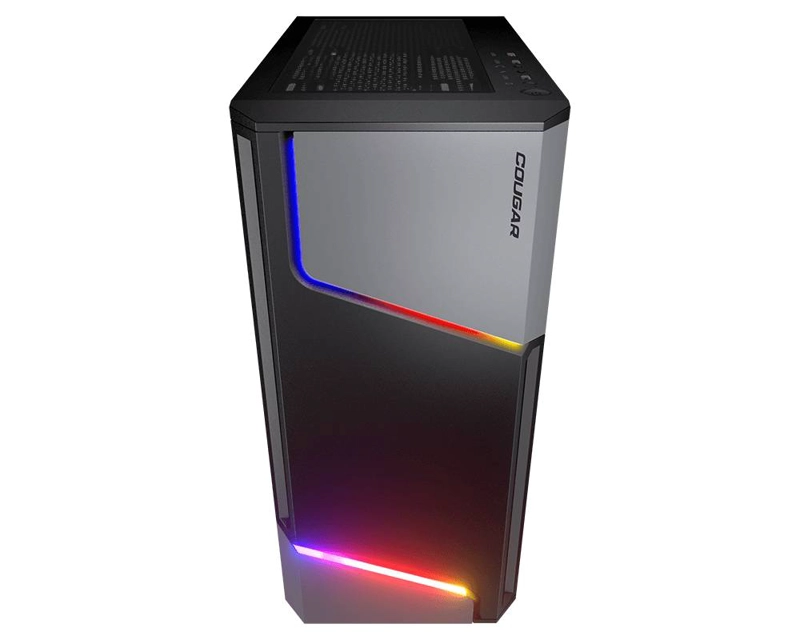 GABINETE GAMER COUGAR MX360 RGB MID TOWER ATX VIDRIO TEMPLADO - CGR-5CC6G-RGB PART NUMBER: CGR-5CC6G - 4