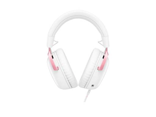AUDIFONO GAMER HYPERX CLOUD III, CANCELACION DE RUIDO, COMPATIBILIDAD MULTIPLATAFORMA, WHITE PINK - 2