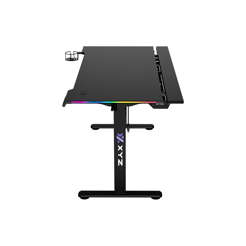 ESCRITORIO ELECTRICO XYZ PRO X DESK, ALTURA AJUSTABLE, HASTA 60 KG MAX, RGB LATERAL, NEGRO - 5