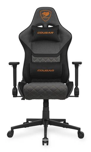 SILLA GAMER COUGAR ARMOR ONE V2 GRAY F, RECLINABLE 155°, REPOSABRAZOS 4D, IMITACION DE LINO, GRIS - 1