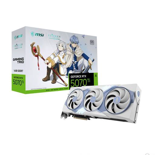 TARJETA DE VIDEO MSI GEFORCE RTX 5070 TI FRIEREN EDITION OC, 16GB GDDR7, 256-BIT, PCIE 5.0 - 2