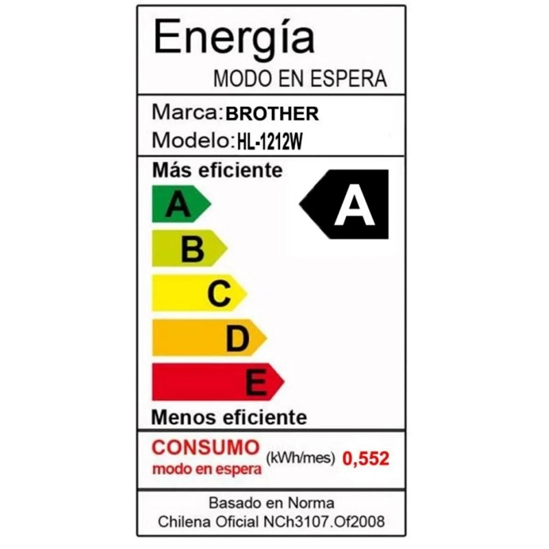 IMPRESORA LASER MONOCROMATICA BROTHER HL-1212W, 21 PPM, USB 2.0, WIFI - 3