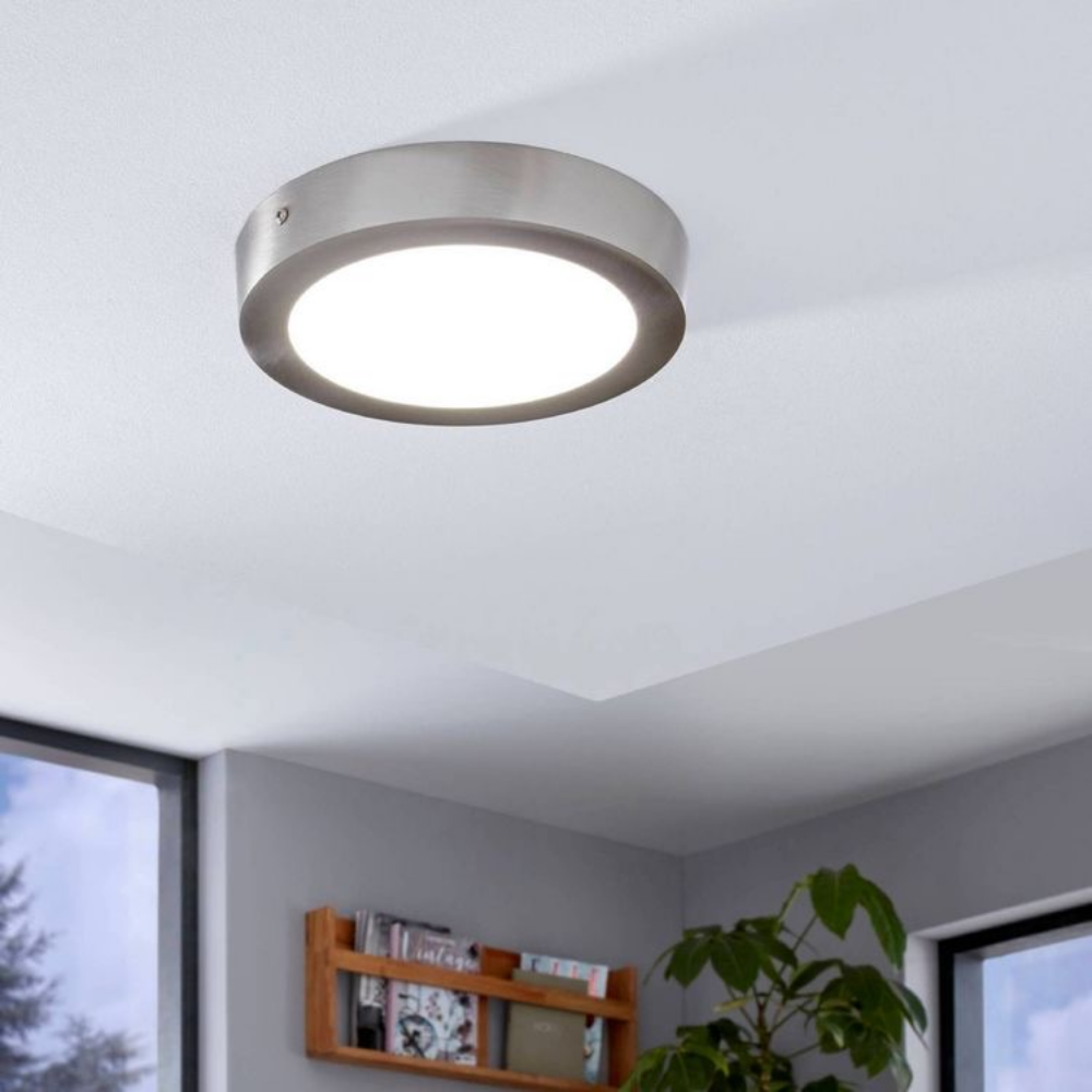 PLAFON PANEL LED 12W SILVER REDONDO 6000K - 2