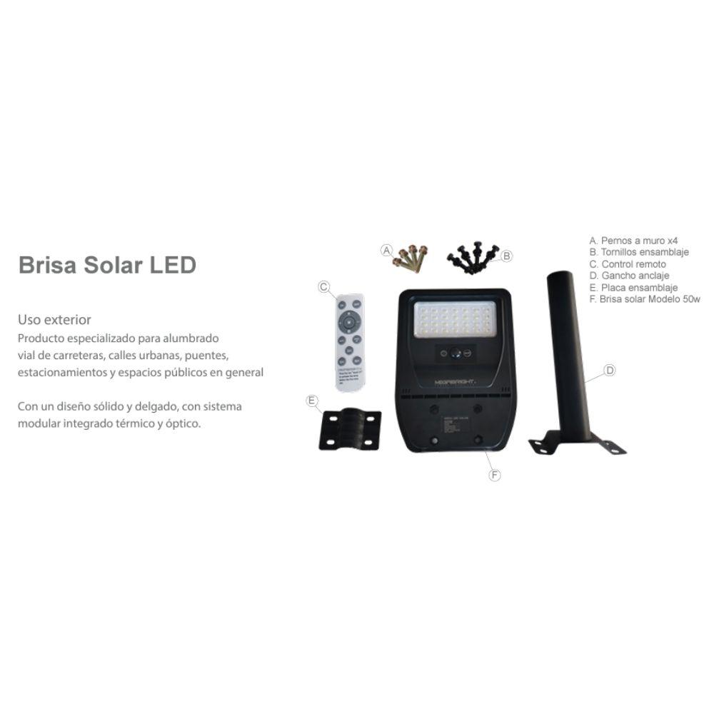 FOCO PROYECTOR SOLAR BRISA LED 100W - 1