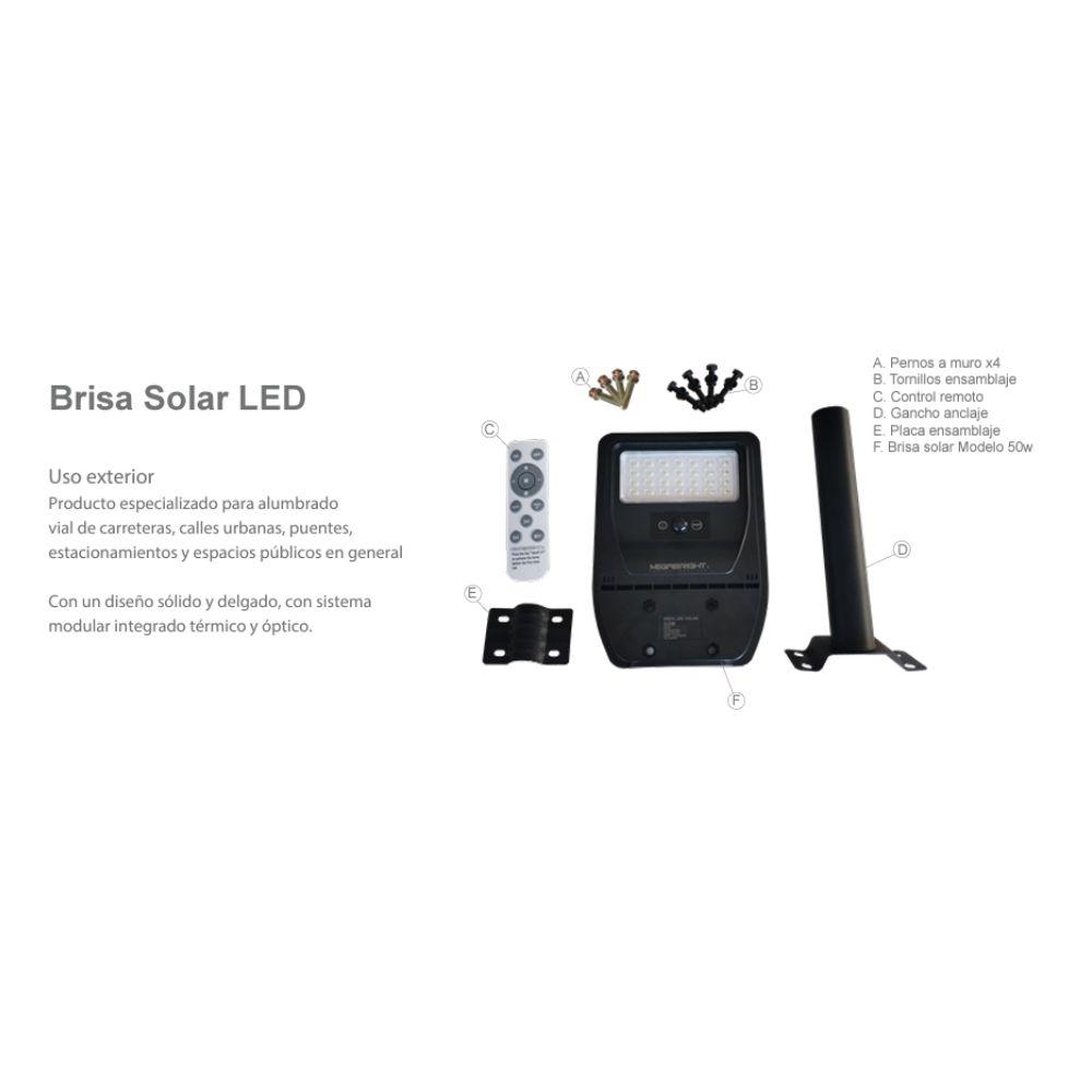 FOCO PROYECTOR SOLAR BRISA LED 200W - 3