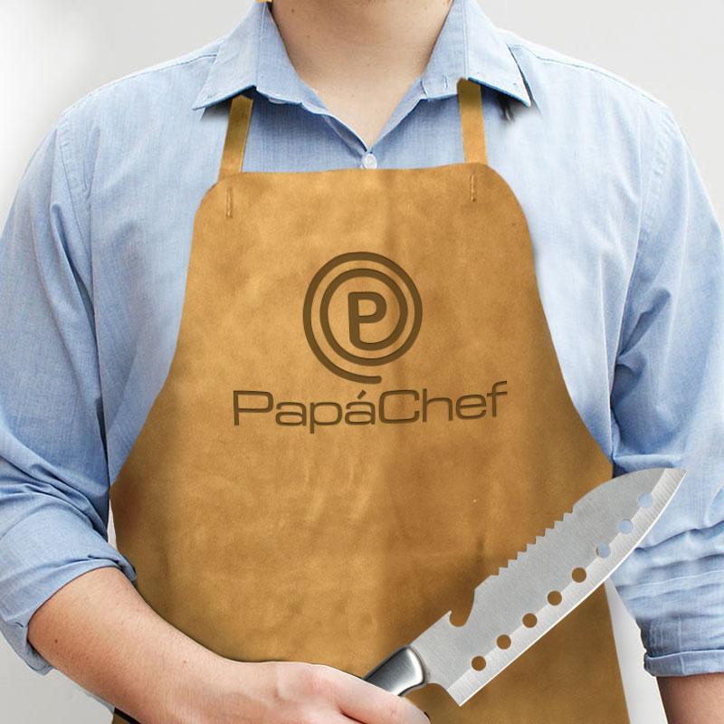 PECHERA RENO PAPÁ CHEF + CUCHILLO PARRILLERO - 1
