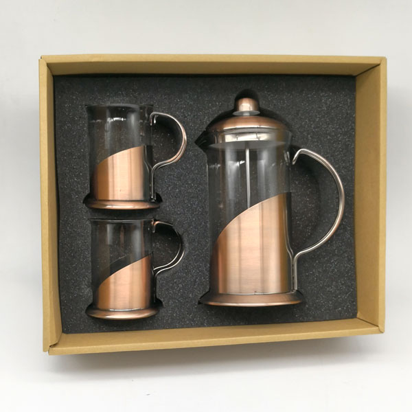 CAFETERA VINTAGE COBRIZADA - 4