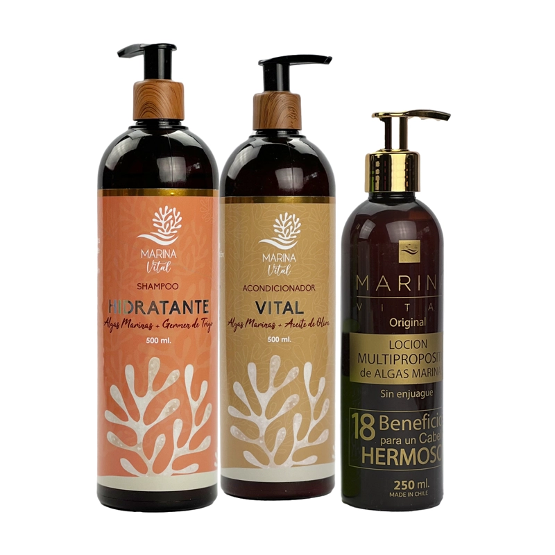 SHAMPOO MARINA VITAL 929339 PODER HIDRATANTE ACONDICIONADOR Y LOCION MULTIPROPOSITO - 1