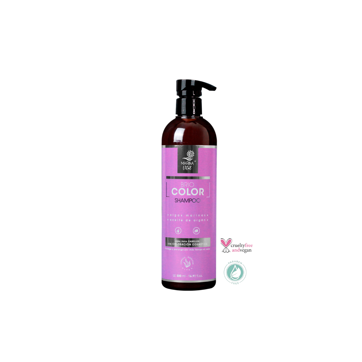 SHAMPOO CABELLO MARINA VITAL BRIOCOLOR 500 ML - 1