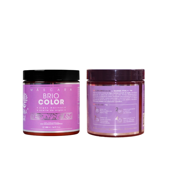 SHAMPOO MARINA VITAL Y MASCARA BRIOCOLOR MORADO - 5