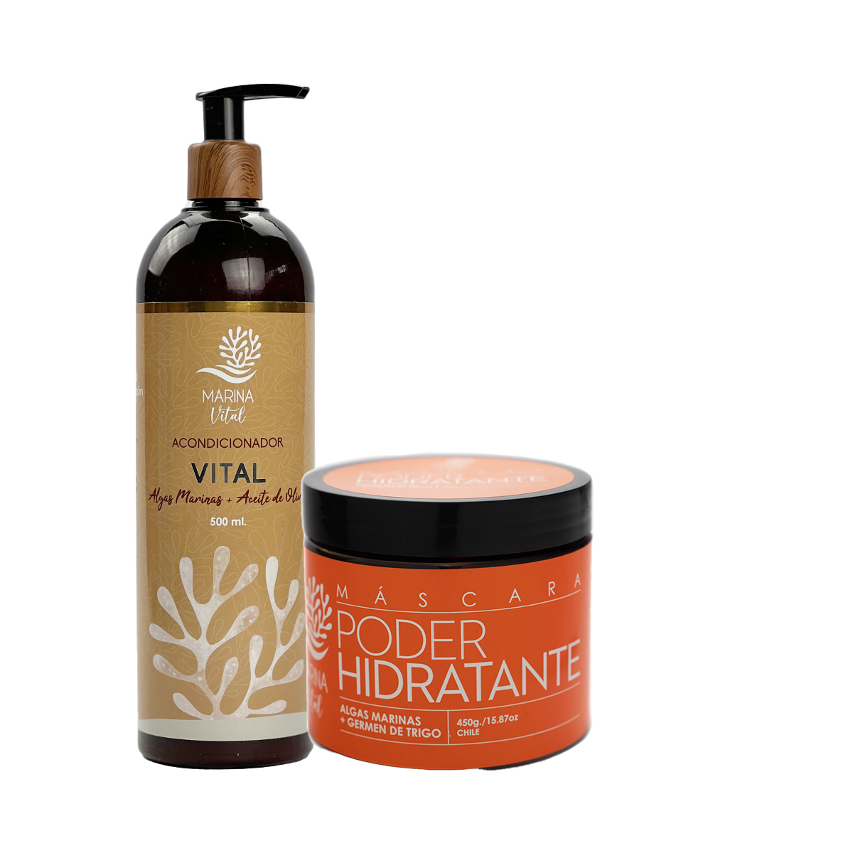 MASCARA MARINA VITAL PODER HIDRATANTE Y ACONDICIONADOR NARANJO_CLARO