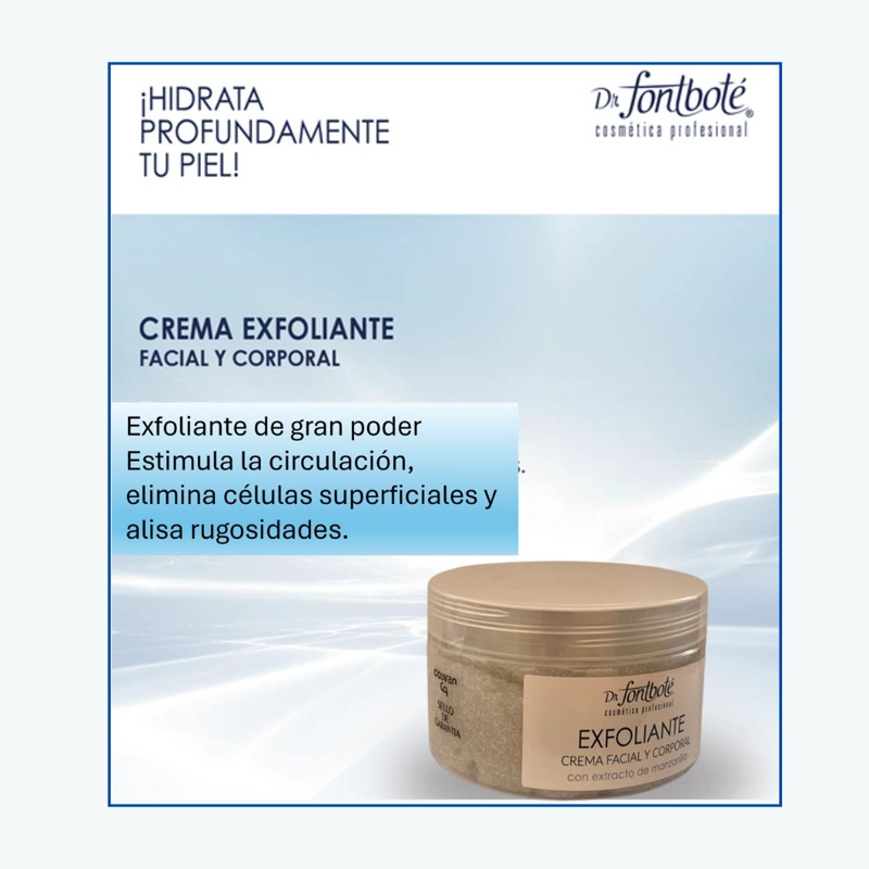 EXFOLIANTE FACIAL Y CORPORAL DR FONTBOTÉ 150 GR - 3
