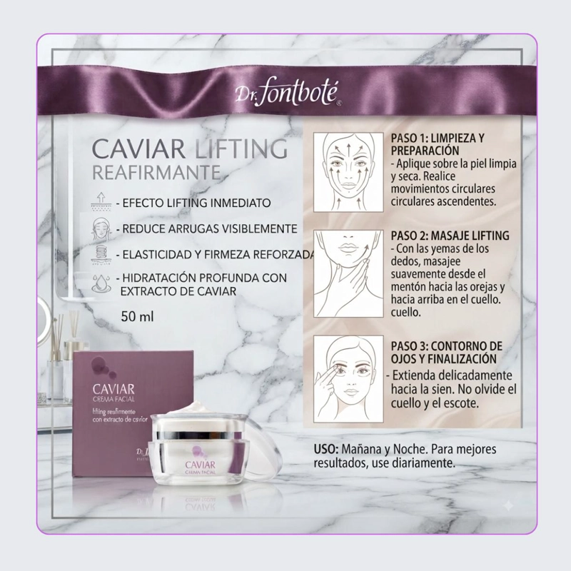CREMA ROSTRO DR FONTBOTÉ 50 GR CAVIAR LIFTING REAFIRMANTE - 5