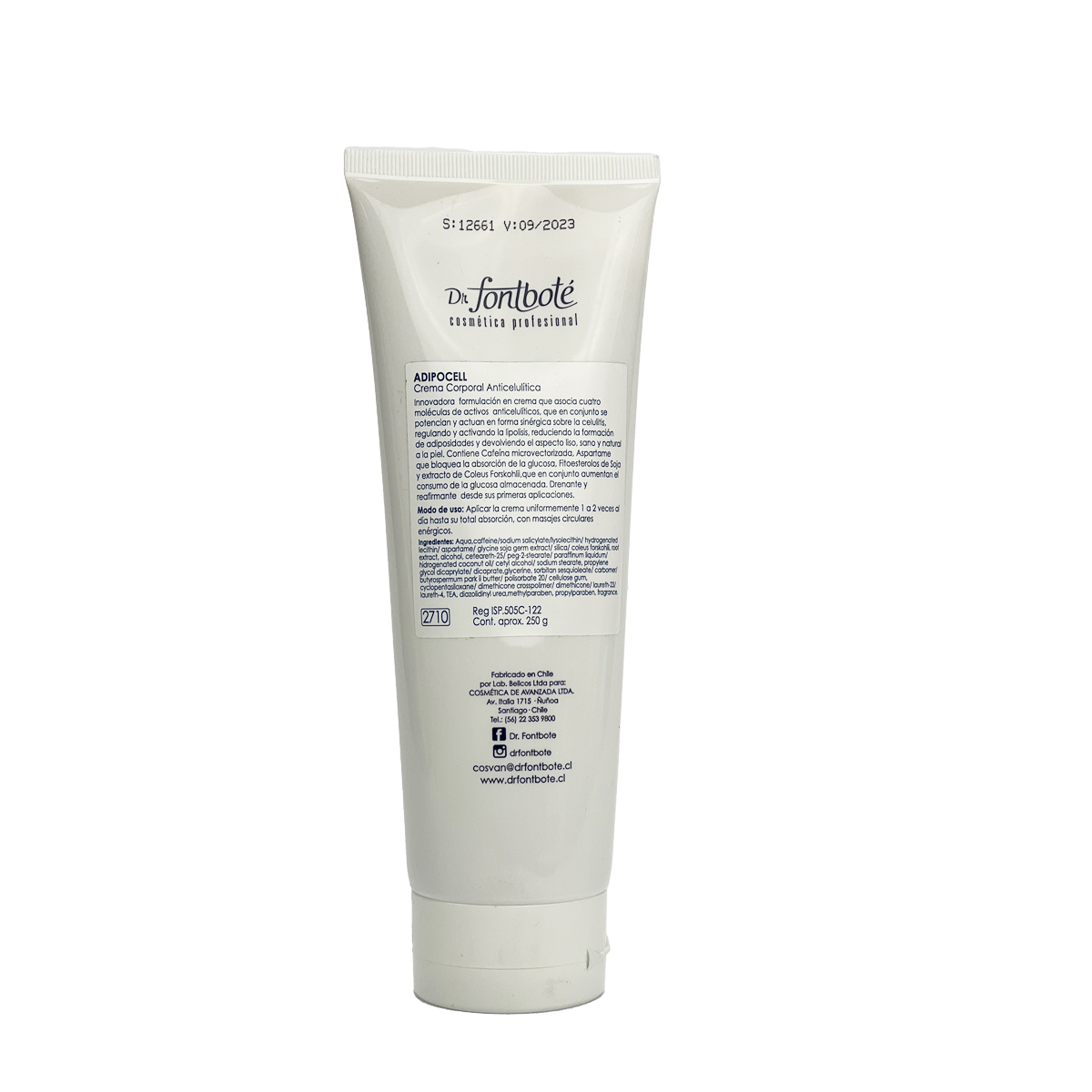 CREMA CORPORAL DR FONTBOTÉ 250 GR ANTICELUTICA ADIPOCELL - 2