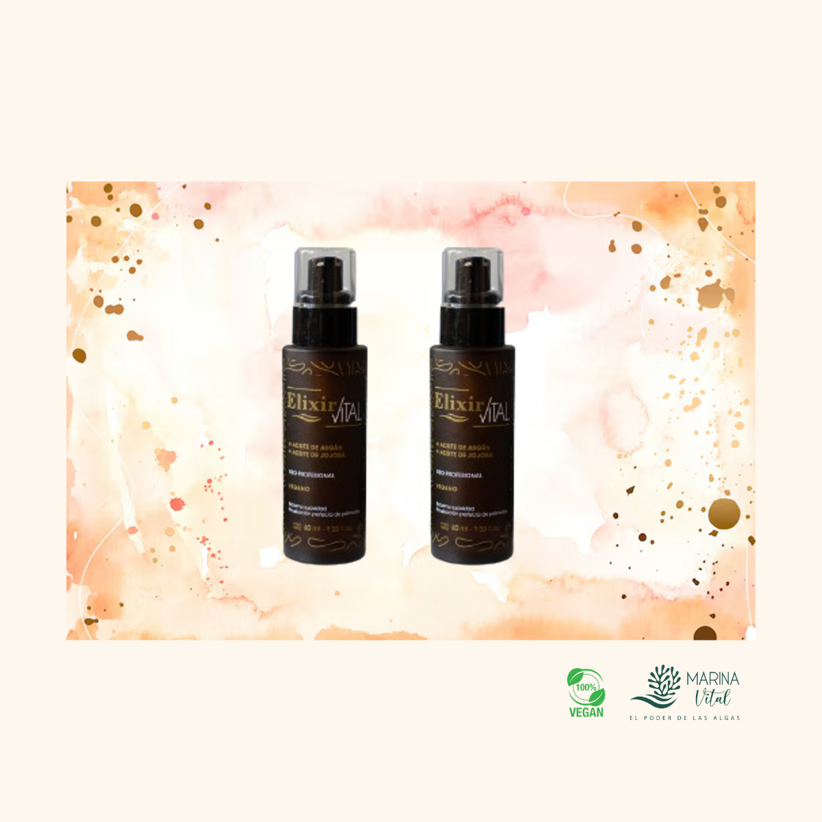 SERUM MARINA VITAL 2 ELIXIR KERATINA ARGAN - 4