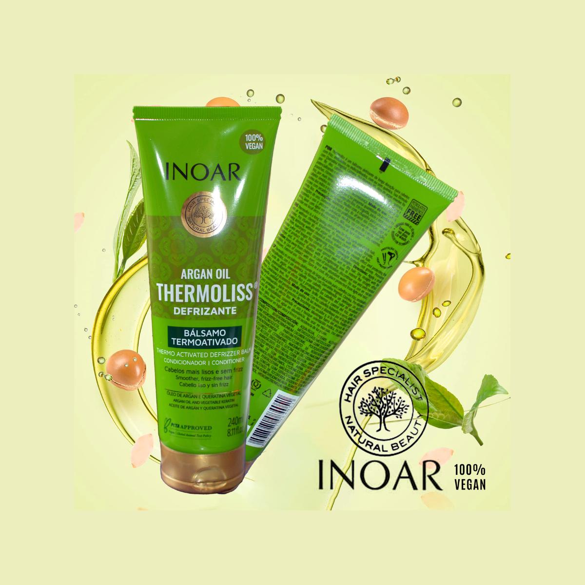 TRATAMIENTO CAPILAR INOAR 240 ML THERMOLISS DESFRIZANTE TERMOACTIVADO - 4