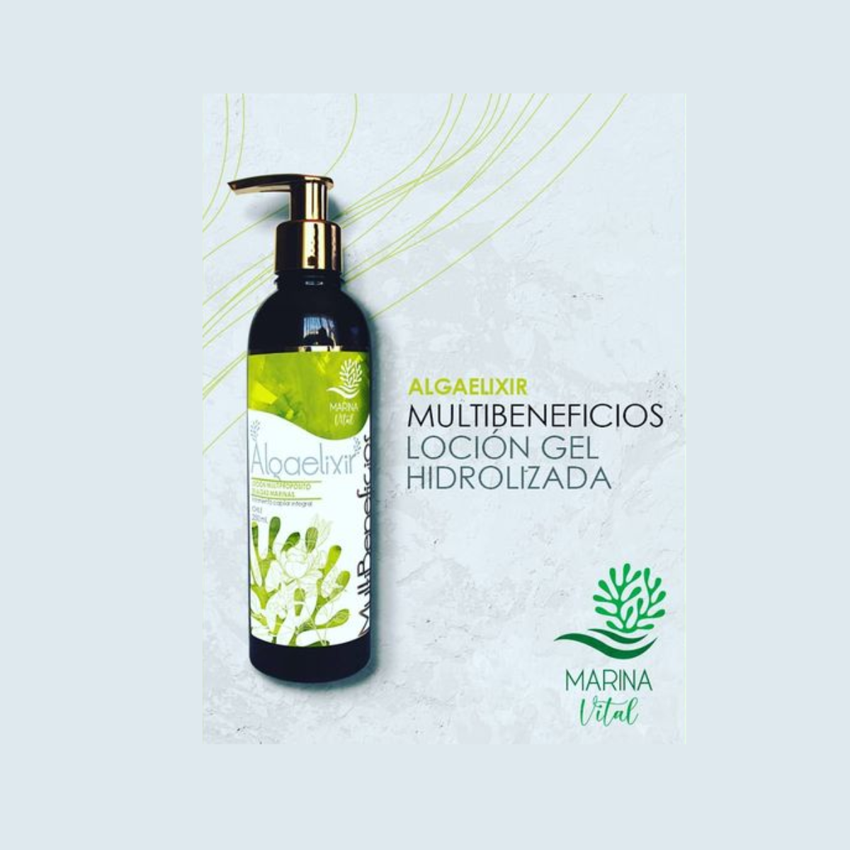 TRATAMIENTO CAPILAR MARINA VITAL ALGAELIXIR MULTIBENEFICIOS 250 ML - 4